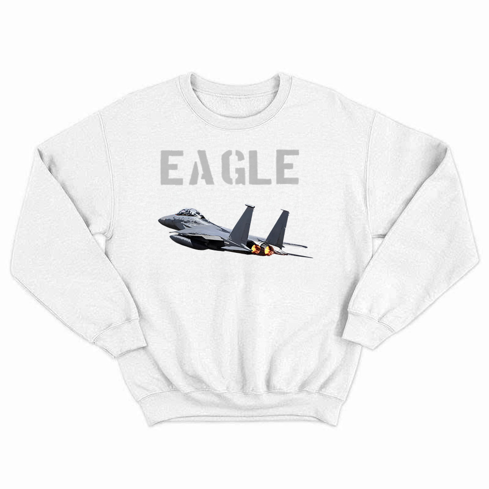 McDonnell Douglas F 15 Eagle Fighter Aircraft Sweatshirt Mens Aviation Gift Ideas