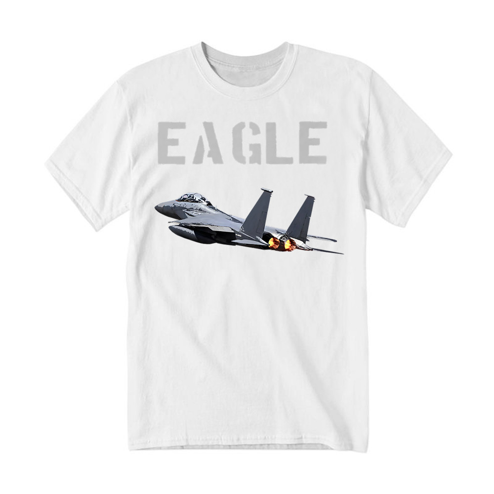 McDonnell Douglas F 15 Eagle Fighter Aircraft T-Shirt Mens Aviation Gift Ideas