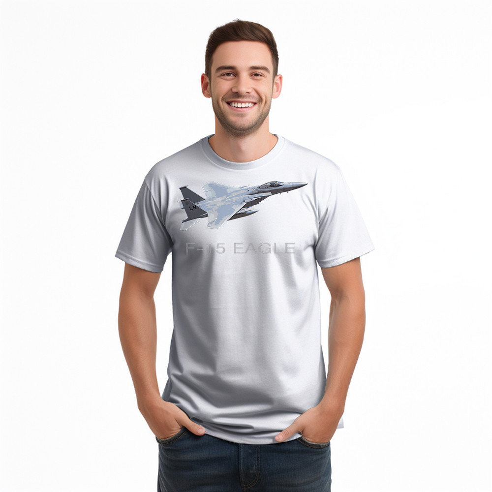 McDonnell Douglas F 15 Eagle Shirt Fighter Aircraft Pilot T-Shirt Guys Gift